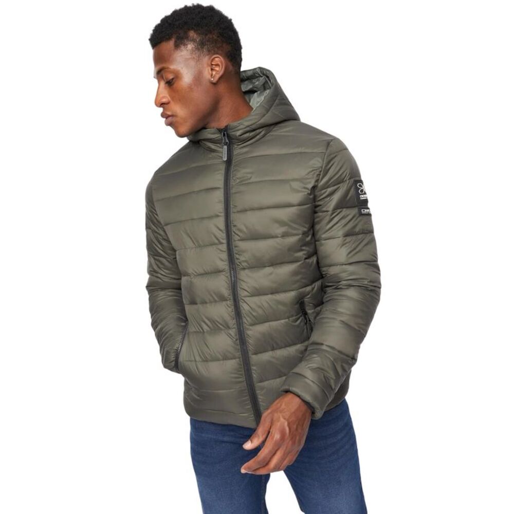 Crosshatch Mens Gattering Jacket / Olive